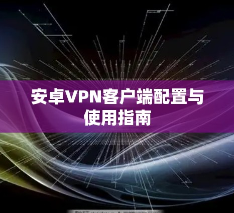 安卓VPN客户端配置与使用指南 安卓VPN客户端配置与使用指南