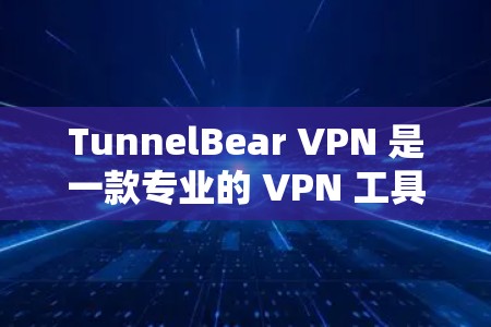 TunnelBear VPN 是一款专业的 VPN 工具,旨在为用户提供安全、隐私保护和快速的网络访问服务。以下是对 TunnelBear VPN 的详细分析 TunnelBear VPN 是一款专业的 VPN 工具,旨在为用户提供安全、隐私保护和快速的网络访问服务。以下是对 TunnelBear VPN 的详细分析