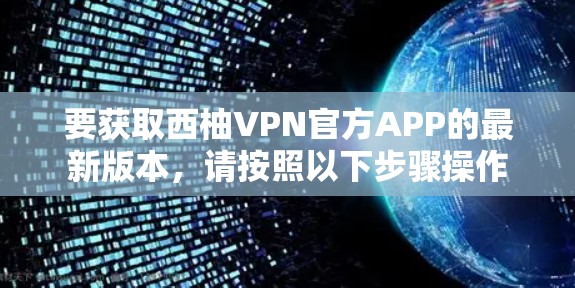 要获取西柚VPN官方APP的最新版本，请按照以下步骤操作