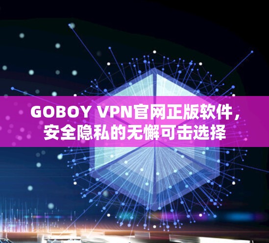 GOBOY VPN官网正版软件,安全隐私的无懈可击选择 GOBOY VPN官网正版软件,安全隐私的无懈可击选择