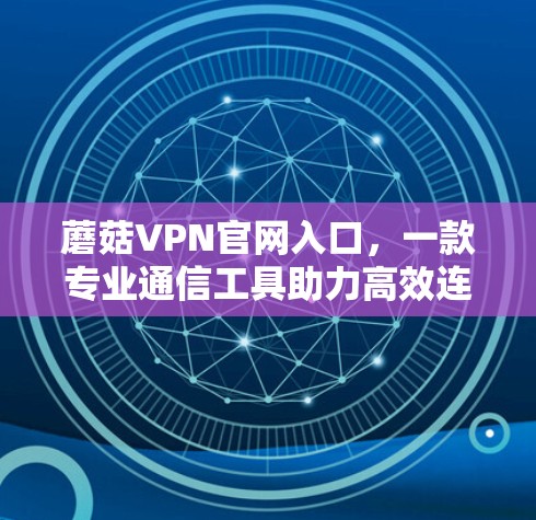 蘑菇VPN官网入口,一款专业通信工具助力高效连接 蘑菇VPN官网入口,一款专业通信工具助力高效连接