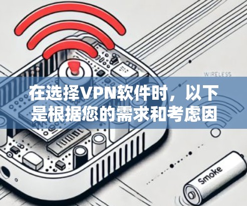在选择VPN软件时,以下是根据您的需求和考虑因素的推荐 在选择VPN软件时,以下是根据您的需求和考虑因素的推荐
